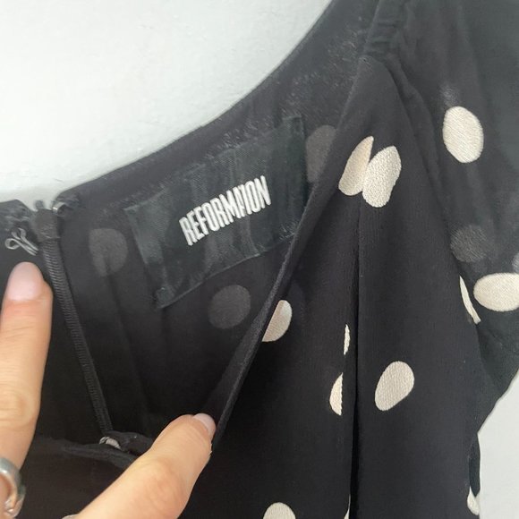 SOLD Reformation • Polka Dot Dress • Small - Picture 4 of 6